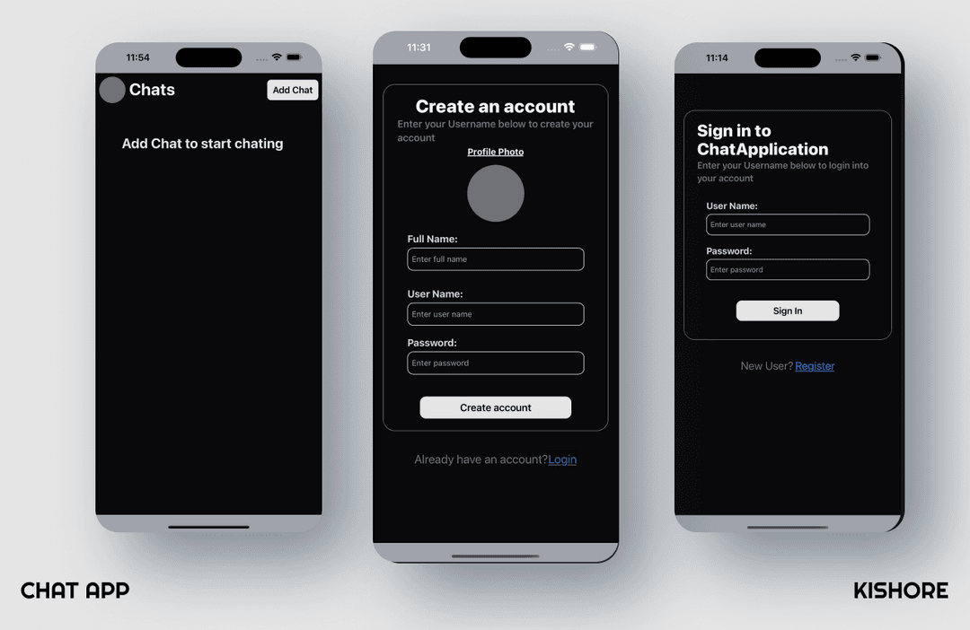 Chat App (Mobile App) 